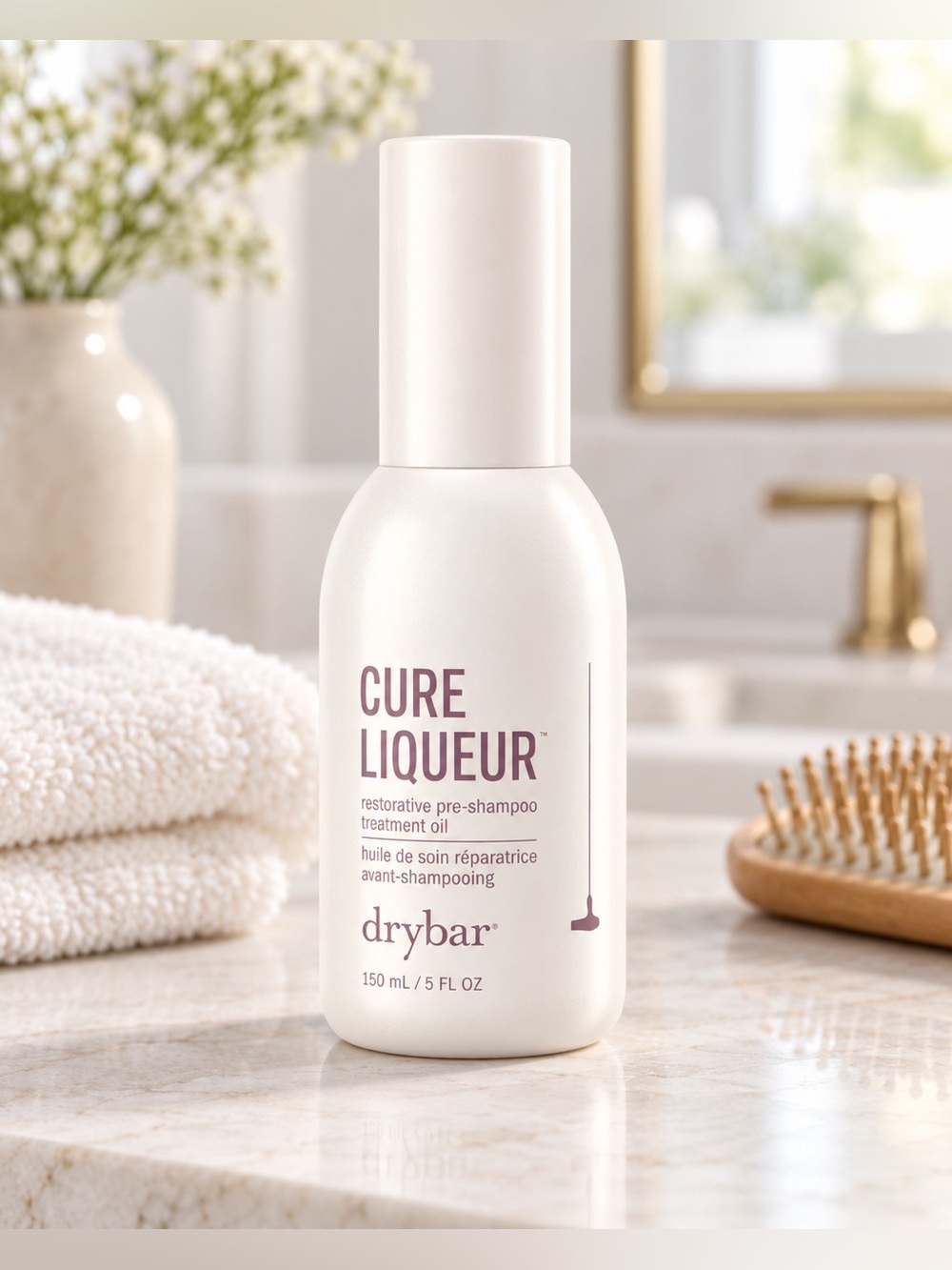 Drybar Cure Liqueur Restorative Pre-Shampoo Hair Oil 5 oz NWT